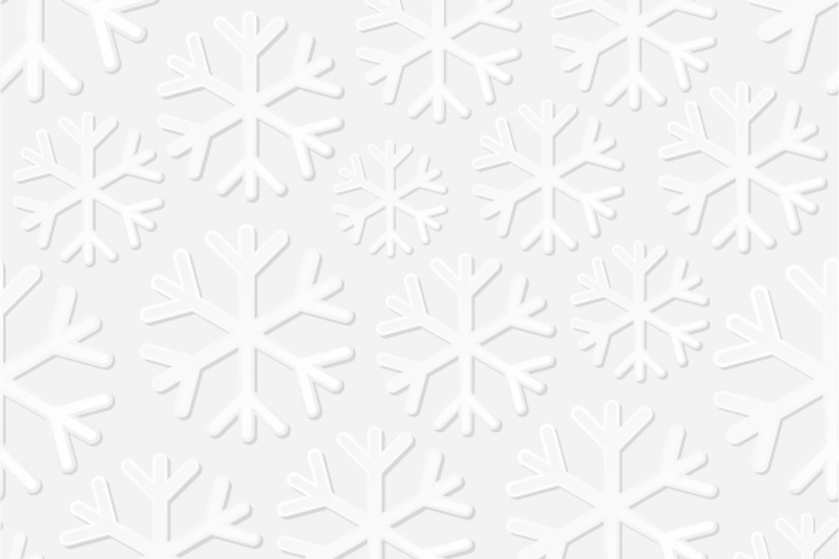 Seamless backgrounds with snowflakes