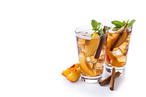 Peach iced tea, a Food & Drink Photo by etorres69