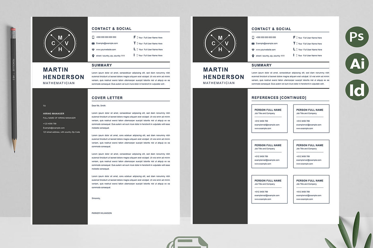 Creative Executive Resume, a Resume Template by Attractive Resume (Photo 3 of 3)