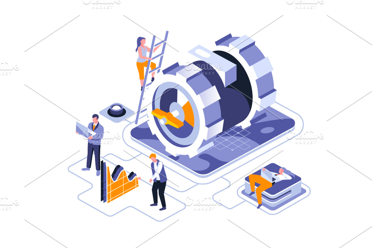 Isometric 3D Illustrations, a Finance Illustration by alexdndz (Photo 13 of 26)