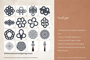 Korean Knot & Norigae Logo Icons, an Outline Icon by studio MoShie (Thumbnail 5 of 5)