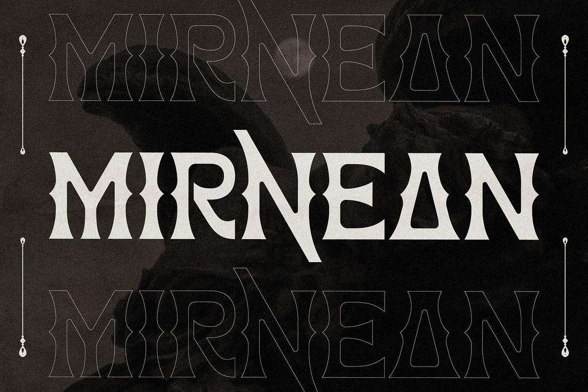 Mirnean Display Typeface Font, a Sans Serif Font by Storytype Studio (Photo 4 of 15)