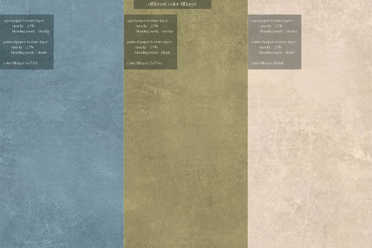 Aged Paper Layered Seamless Textures, a Pattern Graphic by MouseGrey (Photo 2 of 6)