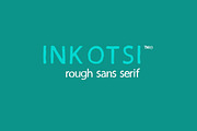 Inkotsi - Rough Sans Serif, a Sans Serif Font by Incools (Thumbnail 1 of 8)