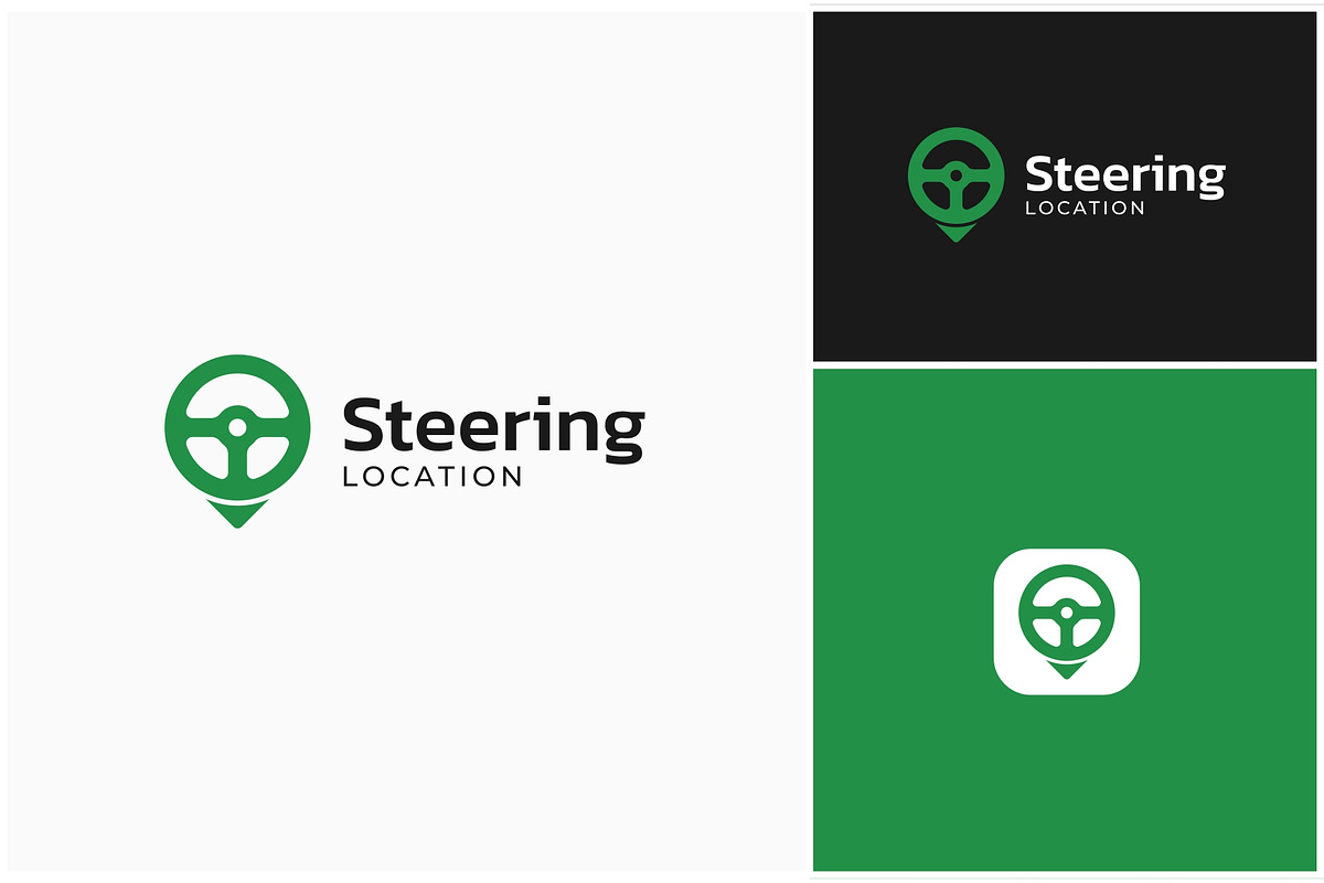 Steering Wheel Location Logo, a Branding & Logo Template by ika trisiana (Photo 2 of 2)