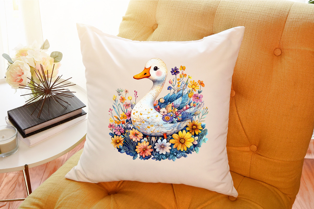 Cute Groovy Silly Goose Clipart Bund, an Illustration by Sublimation Artist (Photo 6 of 6)