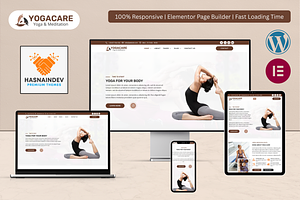 Yoga & Meditation Elementor Template, a WordPress Template by HasnainDEV