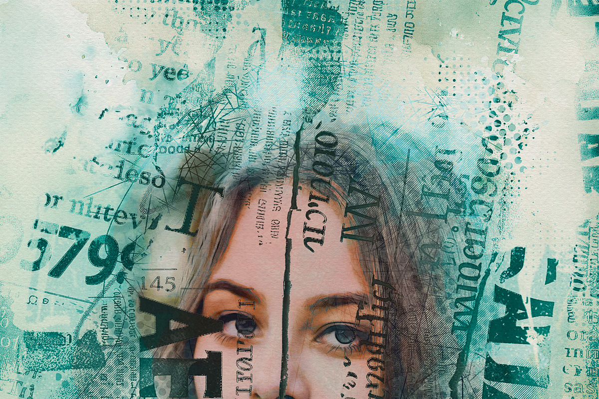 Mixed art photo effect mockup, a Brushes & More by zahidhossainalif (Photo 14 of 16)
