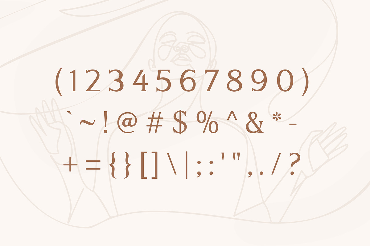 Delight - Luxury Serif Typeface, a Serif Font by HipFonts (Photo 5 of 9)