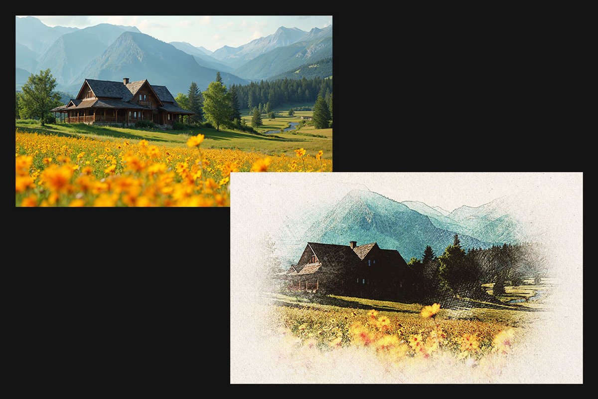 Colored Pencil Photo Effect, a Layer Style Add-On by dokudokunomi (Photo 4 of 5)