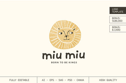 Baby logos & business card templates