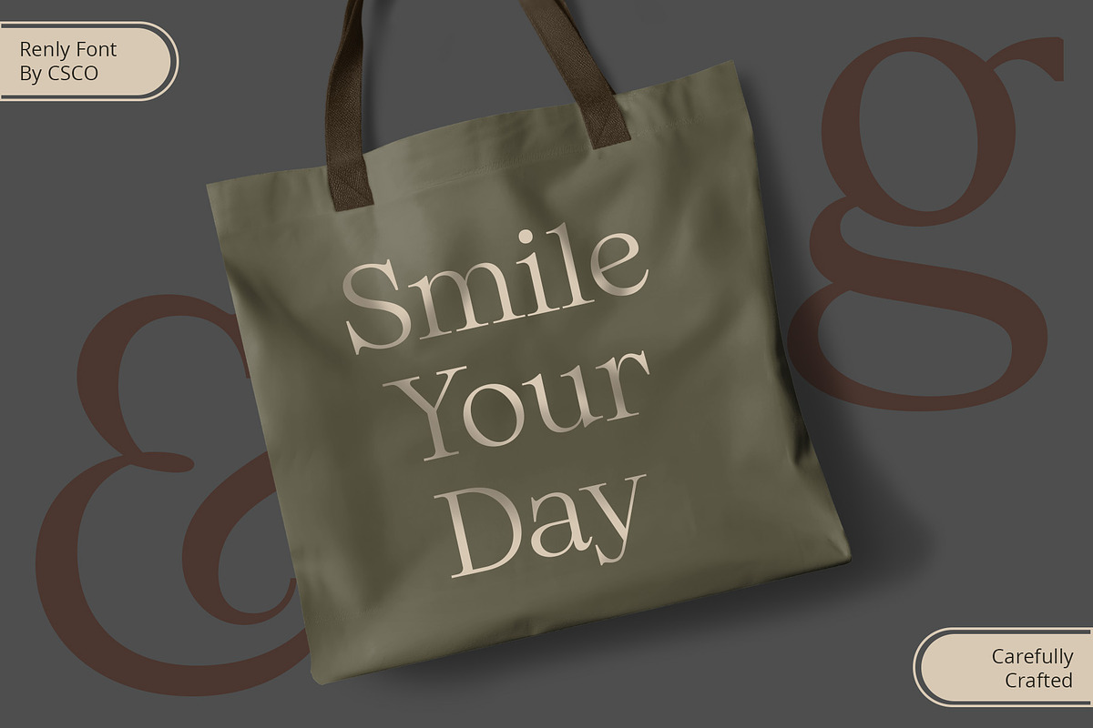 Renly – Elegant Serif, a Serif Font by Craft Supply Co. (Photo 3 of 8)