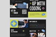 Coding Bootcamp Bifold Brochure, a Brochure Template by Annora Studio (Thumbnail 6 of 6)