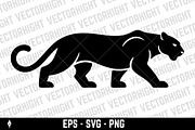 Illustration of a panther, an Animal Illustration by Vectorhight (Thumbnail 2 of 4)