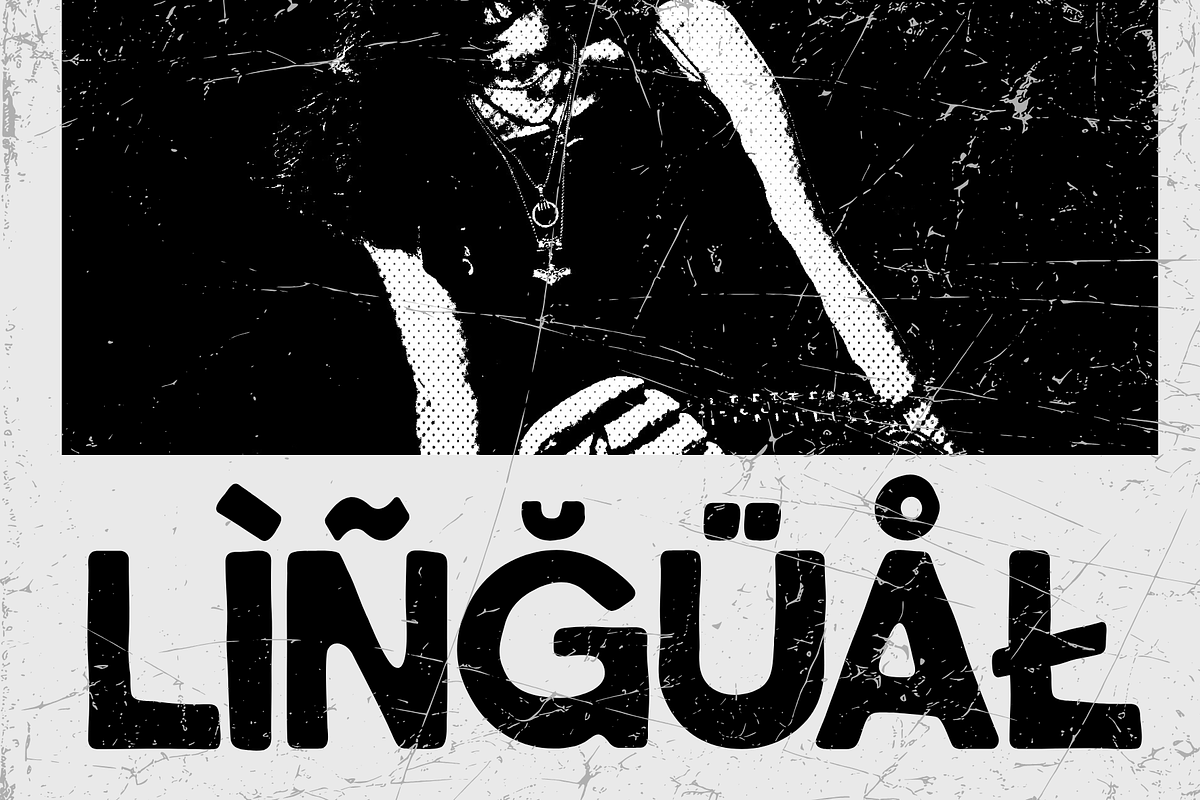 Fledora Dirty – Bold Rounded Grunge, a Sans Serif Font by MaikoHatta (Photo 7 of 8)