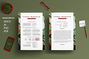 Banana Inflorescense Resume M, a Resume Template by Showy68 Template (Thumbnail 1 of 5)