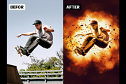 Explosion Effect Photoshop Action, an Action Add-On by Hubzway (Thumbnail 5 of 10)