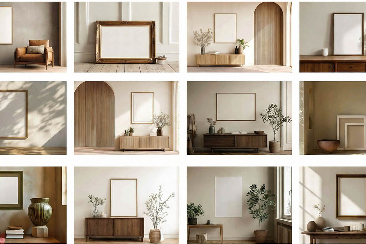Blank Poster Frame Mockup, a Templates & Theme by VetalStock (Photo 3 of 3)