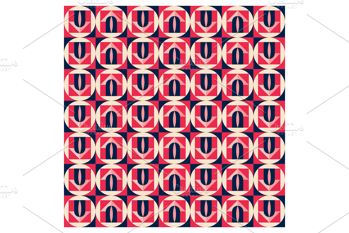 Geometric Tile Pattern, a Pattern Graphic by Creative Backgrounds (Photo 2 of 3)