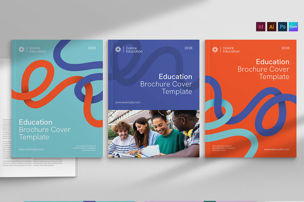 Education Brochure Cover Template, a Brochure Template by BrandPacks (Photo 6 of 6)