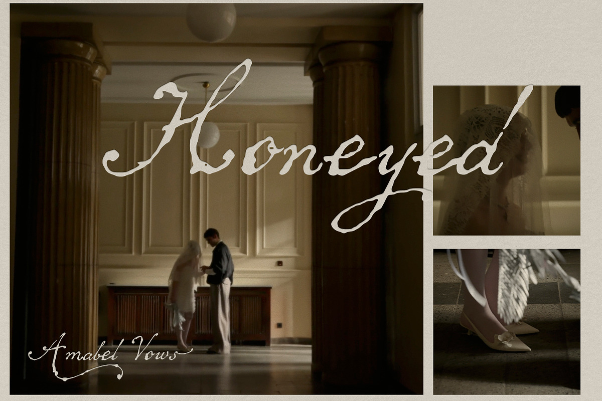 Amabel Vows: Romantic Script Font, a Script Font by Mneme (Photo 6 of 9)