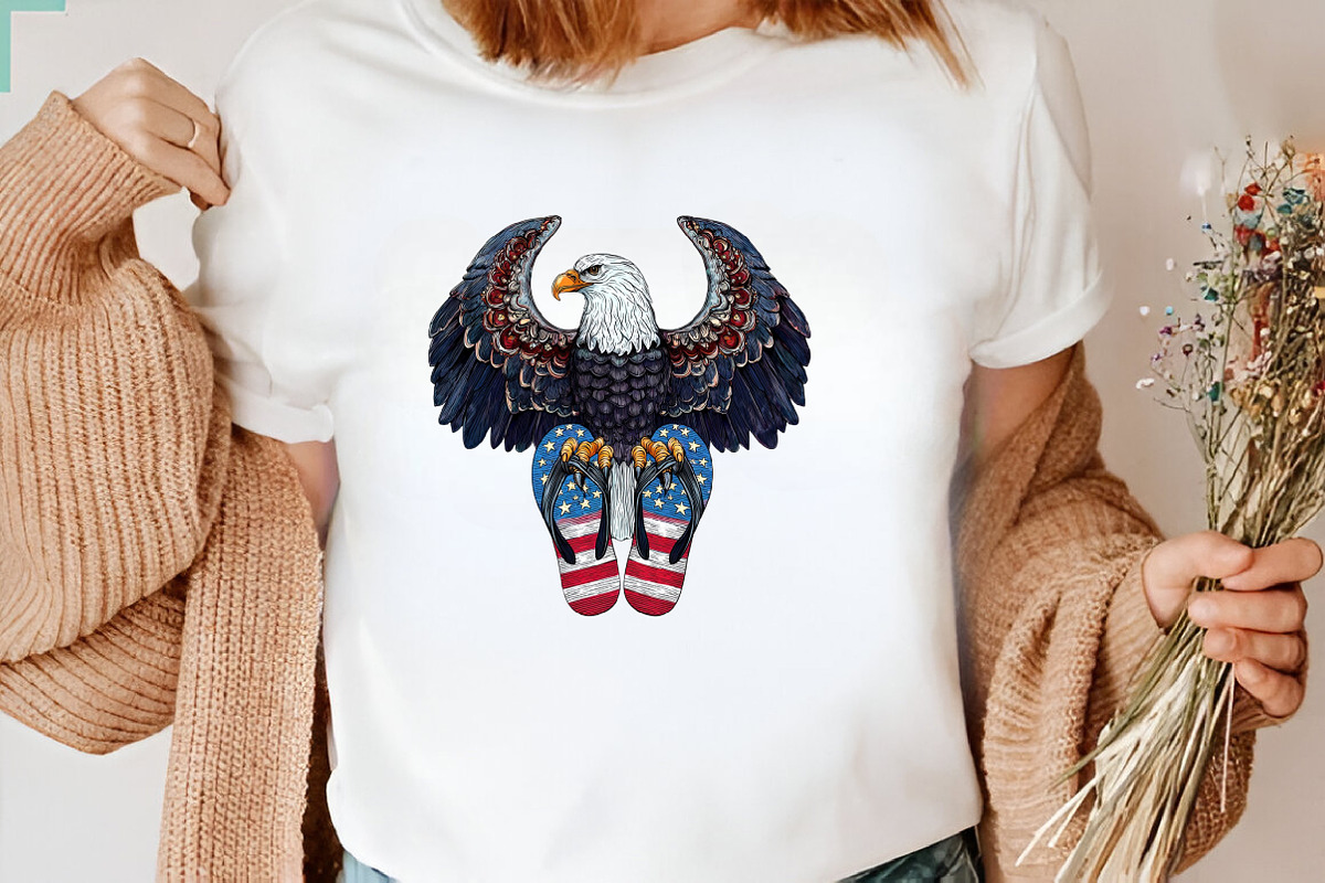 4th of July Eagle Patriotic Clipart, an Illustration by SVGArt (Photo 6 of 9)