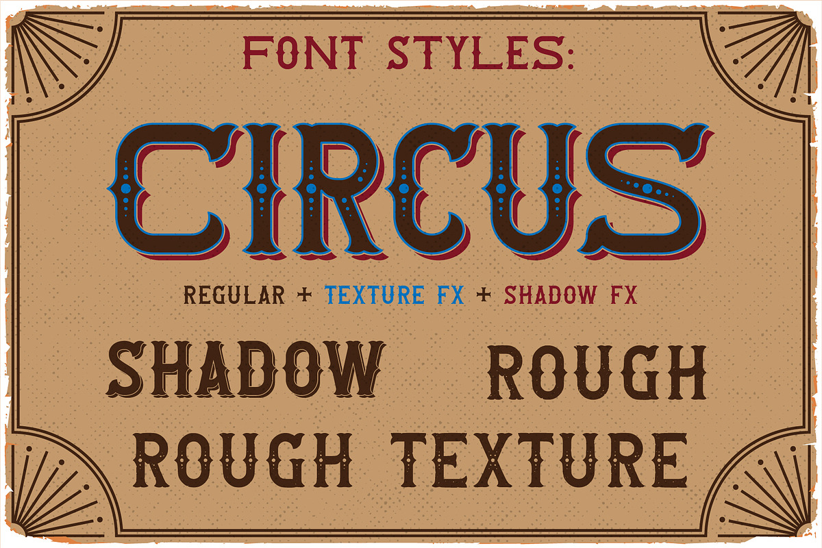 Circus Sideshow, a Font by VozzyStock (Photo 4 of 7)
