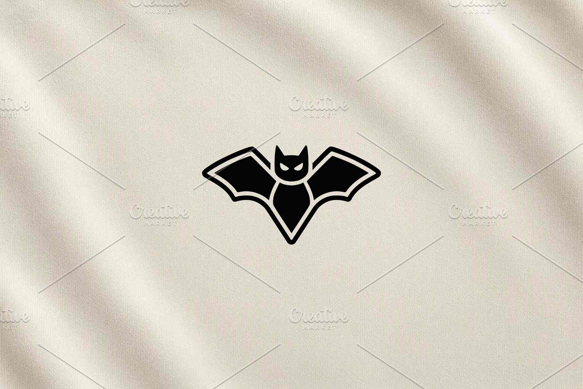 Halloween Bat Silhouette Vector, an Animal Illustration by Vectorium Studio (Photo 3 of 4)