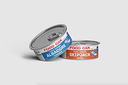 Metal Tuna Can Packaging Mockup, a Packaging Mockup by graphicsauce (Thumbnail 1 of 3)