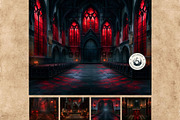 71 Halloween Horror Backdrops, a Seasonal Illustration by ThatsDesignArt (Thumbnail 13 of 15)