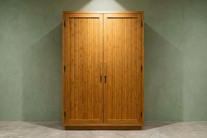 Bamboo Wardrobe, Slatted Doors, a Business Photo by thepslr