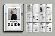 Digital Welcome Guide Template, a Brochure Template by E-Type (Thumbnail 1 of 7)