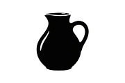 Ceramic Vase Silhouette Vector bundl, an Illustration by jahid234 (Thumbnail 14 of 51)