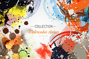 Watercolor illustration.Color stains, a Decorative Illustration by Kseniia_designer's shop (Thumbnail 1 of 8)