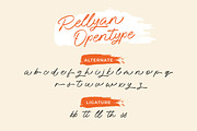 Rellyan, a Script Font by Gatype (Thumbnail 6 of 7)