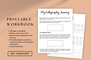 Modern Calligraphy Workbook, a Print Template by An Inkling Of Curry (Thumbnail 4 of 11)