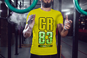 Sport T-Shirt Mock-Up, a Shirt Mockup by Freeman Studio (Thumbnail 9 of 14)