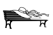 Vintage Park Bench Vector Bundle, an Illustration by jahid234 (Thumbnail 20 of 49)