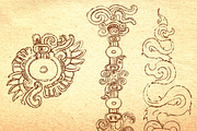 bundle: mayan decor vectors, a Templates & Theme by art.podolski (Thumbnail 3 of 3)