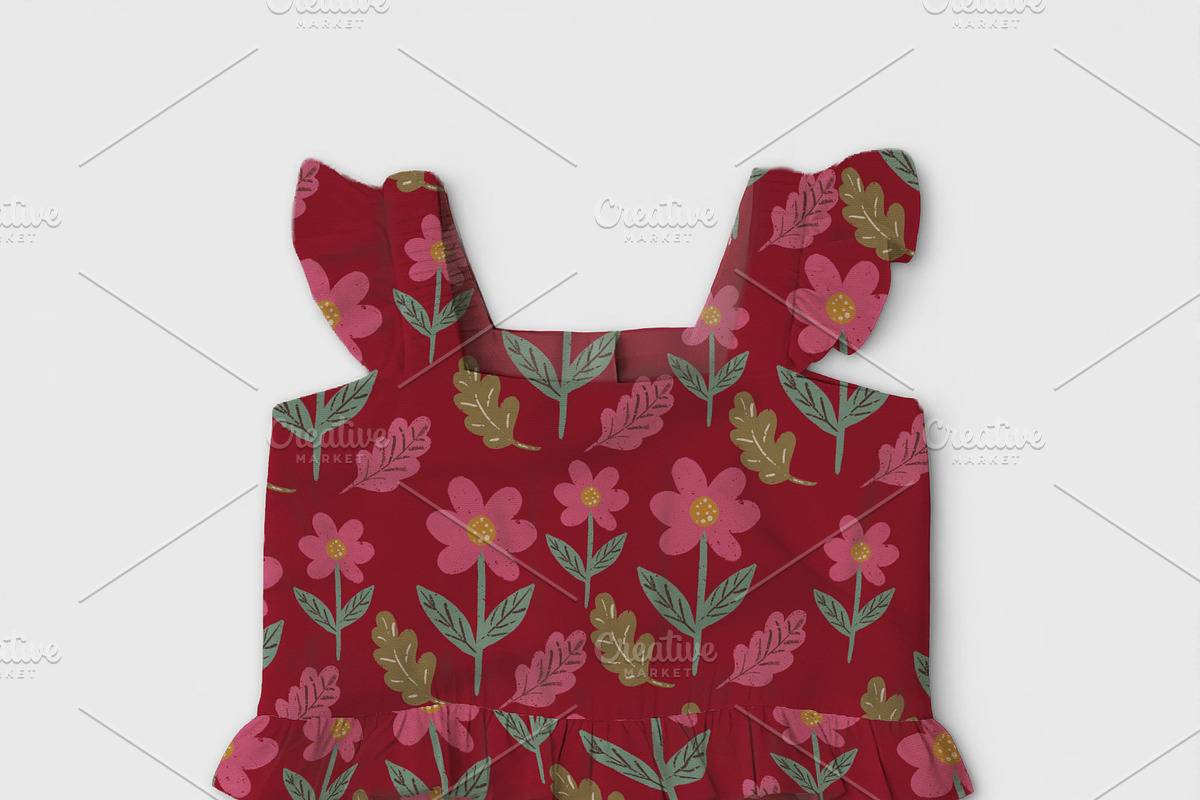 Baby Girl Ruffle Romper Mockup, a Shirt Mockup by Nora Gad (Photo 21 of 21)