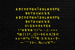 Stric Ark - Graffiti Font Style