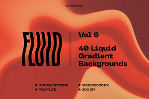 FLUID 40 Retro-Futuristic Gradients