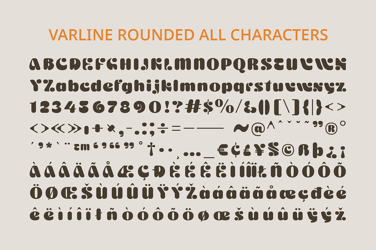 Vorline Rounded, a Sans Serif Font by Craft Supply Co. (Photo 8 of 8)