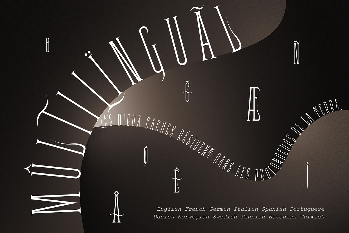 Netherworld Condensed Mystical Font, a Blackletter Font by Struvictory.art (Photo 8 of 8)