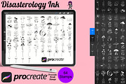 Mushrooms Set 3 Procreate Brush, a Brush Add-On by Disasterology Ink (Thumbnail 1 of 10)
