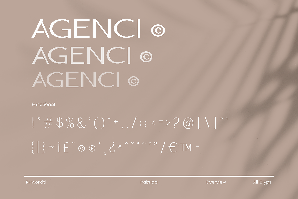Pabriqa Font, a Sans Serif Font by Rhtype (Photo 9 of 9)