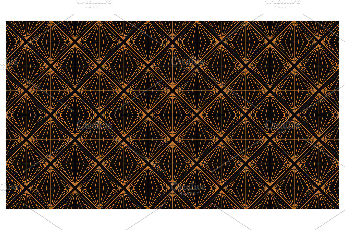 Elegant Art Deco Geometric Pattern, a Pattern Graphic by Creative Backgrounds