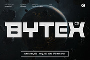 CS Bytex – Futuristic Font, a Sans Serif Font by Craft Supply Co. (Thumbnail 1 of 8)