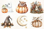 Serene Halloween Day Clipart, an Illustration by Pixels.Craft (Thumbnail 2 of 7)