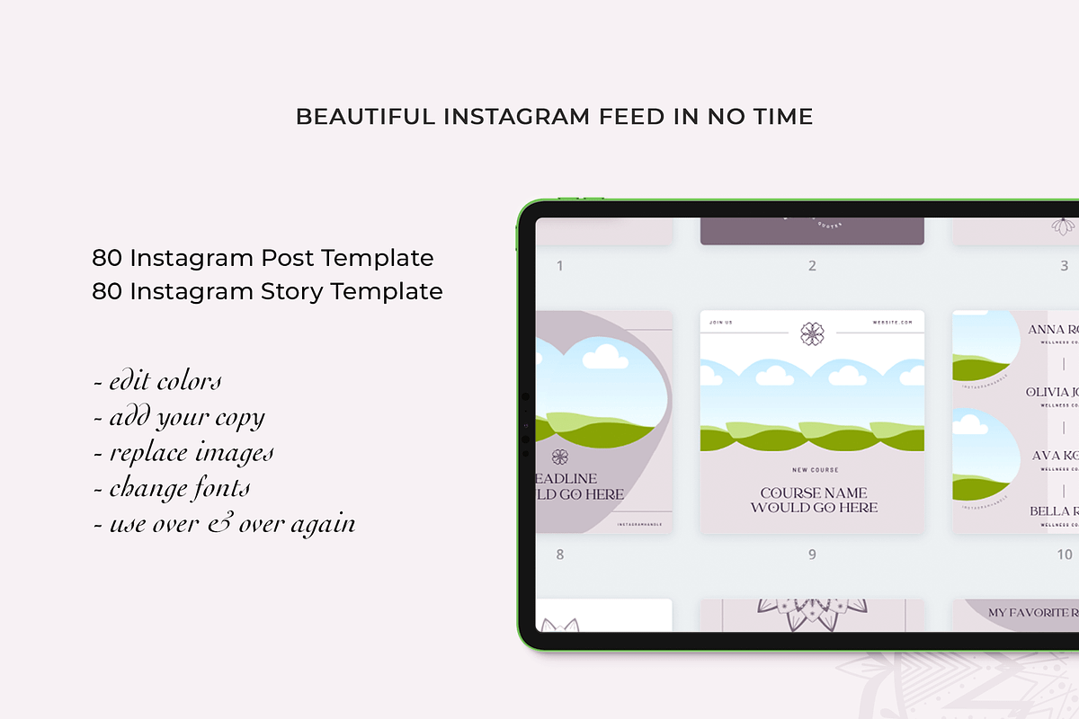 Wellness Entrepreneur Creator, a Social Media Template by Kseniia_Design (Photo 4 of 10)